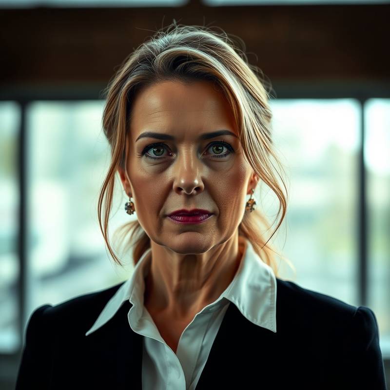Portret van Maria de Vries, de oprichter van Vocale Excellentie.